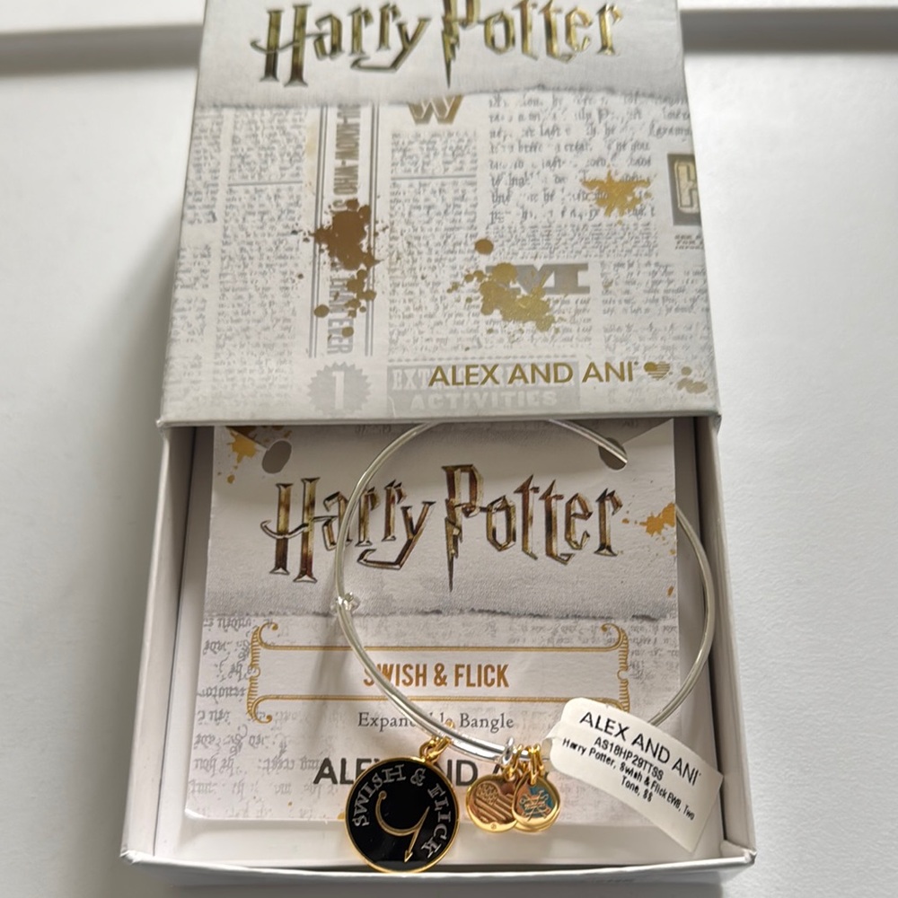 Alex and Ani Harry Potter Swish & Flick Charm Bracelet